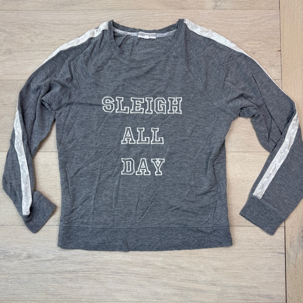 P.J. Salvage Sleigh All Day Long Sleeve Top